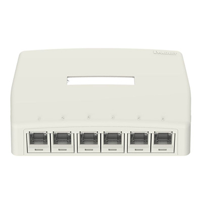 JOQ6H500 6ポートCat5eローゼットキット シャッター付