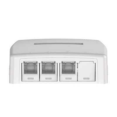 JOQ3BH600 3ポートCat6ローゼットキット シャッター付