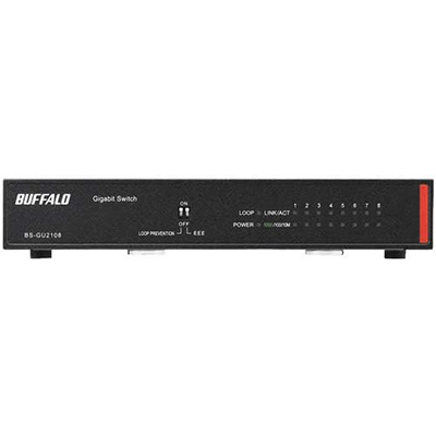 BS-GU2108 Giga対応 Layer2 アンマネージスイッチ
