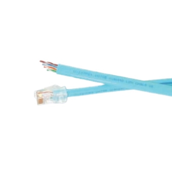 U-ISTP5+ 24AWG-4P UTPフラットケーブル 0.5X4P(ライトブルー)