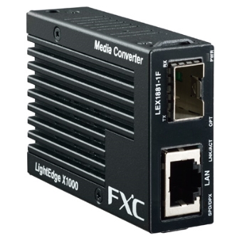 LEX1881-1F 10GBASE-T to 10GBASE-R(SFP+)メディアコンバータ
