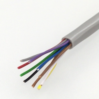 0.4-5P ツイストケーブル (SYK39097-00050) 電子ボタン電話用ケーブル グレー