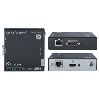 4K@60、HDCP 2.2対応 HDMIツイストペアケーブル延長器 受信器「HDC-TH100-D HDC-RH100-D」(HDC-H)