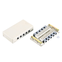 2CM-4010T　ボタン電話用MJローゼット RJ-11（4芯10連）