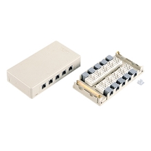 2CM-2010T　クリップターミナル式 電話用モジュラーローゼット（2芯10連）