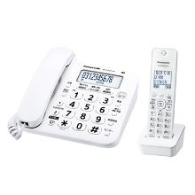 VE-GD27DL-W　コードレス電話機 子機1台付（ホワイト）