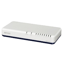 LSW6-GT-8NP/WH　Giga 8ポートHUB電源内蔵マグネット付（ホワイト）