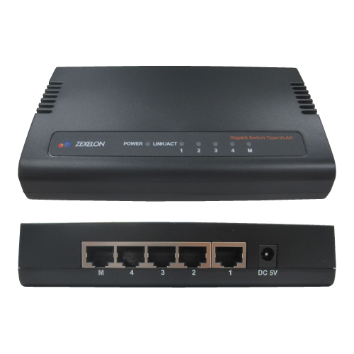 ZS-G1005V　ギガビット対応スイッチングハブ（VLAN仕様）